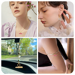 45шт 9 стиля гальванические подвески из натурального кварцевого кристалла&nbsp;PALLOY-TAC0226