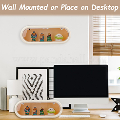 Пластиковые настенные витрины для фигурок&nbsp;ODIS-WH0331-05B