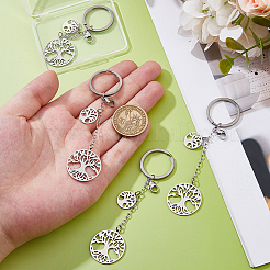 4 шт. брелок из нержавеющей стали 304 KEYC-FH00066