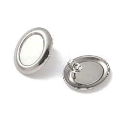 Серьги-гвоздики из нержавеющей стали 304 STAS-A057-01P