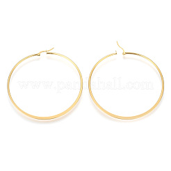 Большие серьги-кольца из нержавеющей стали 304 EJEW-J226-001G