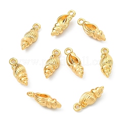 Подвески в форме ракушек из латуни&nbsp;XGR0171G-103G