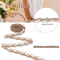 10 ярд золотистой металлической кружевной отделки OCOR-OC0001-22
