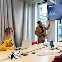 4 шт. табличка для ресторана отеля из нержавеющей стали с надписью «Не курить»&nbsp;DJEW-WH20124-001