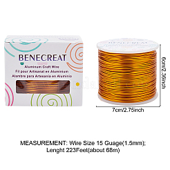 Матовый круглый алюминиевый провод&nbsp;AW-BC0003-30C-1.5mm