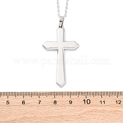 Ожерелья с подвесками из нержавеющей стали 304 NJEW-H059-09P