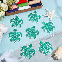 Полиэстер и фетр вышивают нитками для пришивания/приутюживания заплаток PATC-WH0023-36