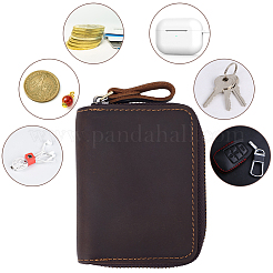 Прямоугольные кожаные кошельки для кредитных карт для женщин и мужчин AJEW-WH20001-31B