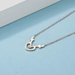 Ожерелья с подвеской в виде сердца из оленьего рога DZ8057