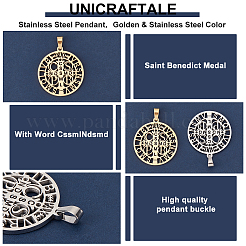 4шт. 2-х цветная подвеска из нержавеющей стали 304&nbsp;STAS-UN0047-44