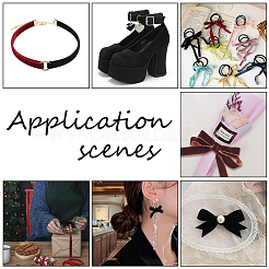 Односторонние бархатные ленты&nbsp;OCOR-WH0080-14C-01