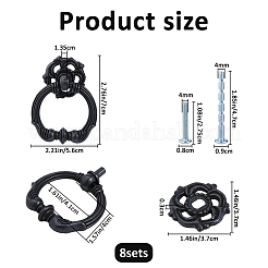 Ручка для ящика из цинкового сплава&nbsp;FIND-WH0817-192B