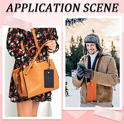 4 шт. 4-х цветный футляр для очков из искусственной кожи&nbsp;AJEW-CN0004-99A