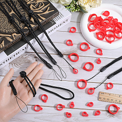 6шт регулируемый ремешок на шею из полиэстера DIY-GF0008-21A