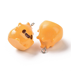 Подвески из непрозрачной смолы RESI-D063-11