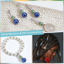 Круглые и плоские круглые подвесные маркеры петель HJEW-AB00302