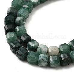 Бусины из натурального белого нефрита&nbsp;G-F797-A17-01B