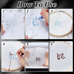 Pa бумага для переноса вышивки водорастворимая пленка&nbsp;DIY-WH0678-28