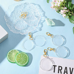 6 шт. памятная монета акриловые подвески украшения AJEW-FG0008-01