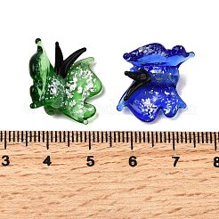 Прозрачные бусины лэмпворк LAMP-F037-01B