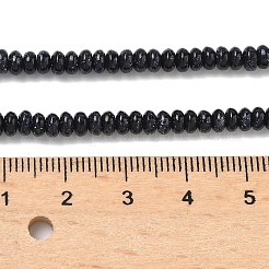 Синтетический синий авантюрин бисер нитей&nbsp;G-K343-C52-01A