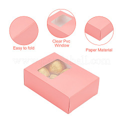 Прямоугольные бумажные складные подарочные коробки CON-WH0094-46C-01