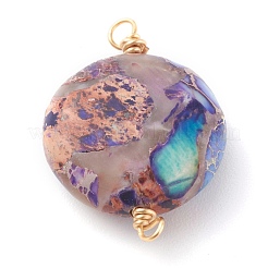 Соединители из натуральной имперской яшмы&nbsp;X-PALLOY-JF00668