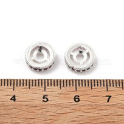 Латунные микро проложить кубического циркония бусы KK-R216-10C-S02