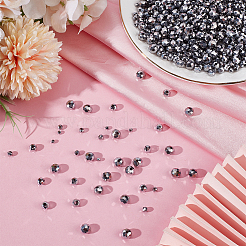 8 нити 4 стилей гальванизированные прозрачные стеклянные бусины нити EGLA-LT0001-02A