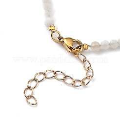 Ожерелья из бисера из натурального радужного лунного камня NJEW-JN02985-01