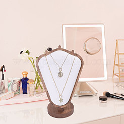 Деревянные подставки для ожерелий в форме бюста&nbsp;NDIS-WH0003-018D