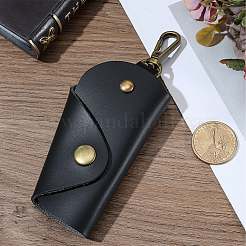 1 шт. винтажные сумки для ключей из искусственной кожи с застежками из сплава&nbsp;ABAG-GL0001-06A