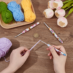 3 шт. 3 вида алюминиевых крючков для вязания&nbsp;AJEW-WR0003-10