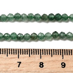 Природный зеленый бисер пряди клубники кварца G-D340-A03-3mm
