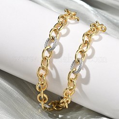 Ожерелья из двухцветной латуни с цепочками.&nbsp;KK-C251-35GP