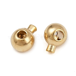 Зажимные бусины из латуни KK-P310-21B-G