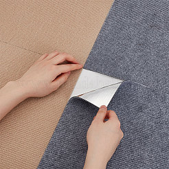 4 шт. 2-цветная квадратная полиэстеровая когтеточка для кошек своими руками AJEW-BC0007-61