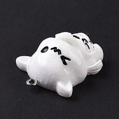 Подвески из непрозрачной смолы RESI-D063-01B