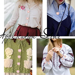 15 шт. пуговицы из сплава BUTT-GF0003-45B