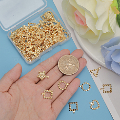 120 шт. 6 стиля ионного покрытия (IP) из нержавеющей стали 304 подвеска со стразами&nbsp;STAS-CA0002-11