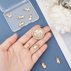 Латунные микро проложить кубического циркония подвески KK-BBC0003-97