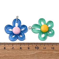 Прозрачные смоляные подвески RESI-P045-04P-M