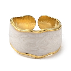 Кольца-манжеты из нержавеющей стали 304 с эмалью для женщин&nbsp;RJEW-F166-37G-01