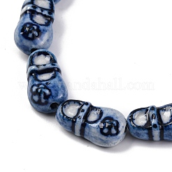 Фарфора ручной работы бисер нитей PORC-I027-18B