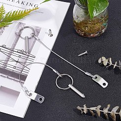 Булавки из нержавеющей стали 316 с кулачком и пружиной STAS-WH0025-09