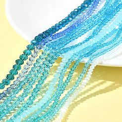 Стеклянные бусины с гальваническим покрытием &nbsp;EGLA-FS0001-42A