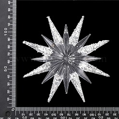 Рождественский акриловый кулон HJEW-B008-01