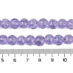 Нити из фольгированных бусин лэмпворк ручной работы&nbsp;FOIL-K003-06A