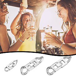 3 шт. 3 стиля раскладывающихся застежек из нержавеющей стали 304 STAS-UN0053-38