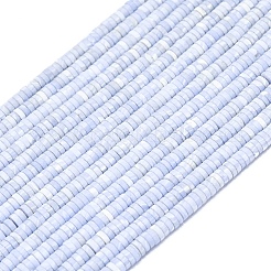 Синтетические синие кружевные бусины из агата G-P575-B35-4x1mm